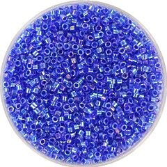 Miyuki Delica Beads 11/0 - Lined AB Cobalt Sapphire 63 - 10g