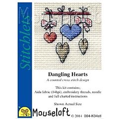 Mouseloft Dangling Hearts - 004-K04stl