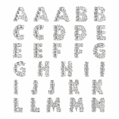 Diamante Letter Pack