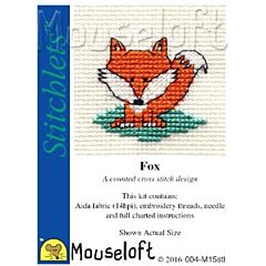 Mouseloft Fox Cross Stitch Kit - 004-M15stl