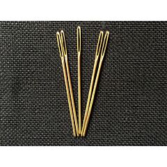 Gold Plated Tapestry Needles - Size 24 (Pack of 5)
