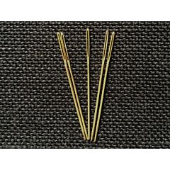 Gold Plated Tapestry Needles - Size 28 (Pack of 5)