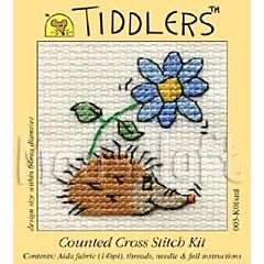 Mouseloft Hedgehog with Flower Cross Stitch Kit - 003-K01sml