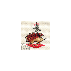 Mouseloft Hopeful Hog Cross Stitch Kit With Card And Envelope - P32stl