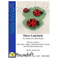 Mouseloft Three Ladybirds - 004-C06stl