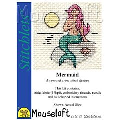 Mouseloft Mermaid Cross Stitch Kit - 004-N04stl