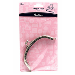 Hemline Purse Clasp Nickel Silver