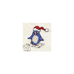 Blue penguin - Make Me For Christmas Stitch Kit 