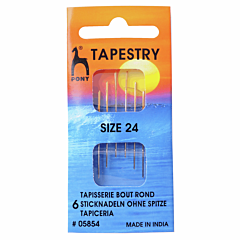 Pony Gold Eye Tapestry Needles Size 24