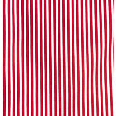 Polycotton Fabric - Candy Stripes - Red