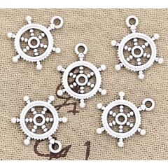 Ships Wheel Charms - pack of 4