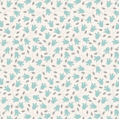 Tilda 100% Cotton Fabric Sophie Teal Fat Qtr