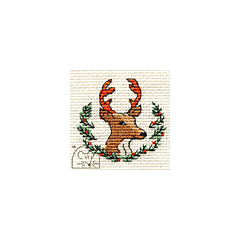 Christmas Stag Make Me For Christmas Stitch Kit  00M-207mmc