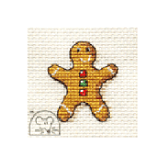 Mouseloft Christmas Gingerbread Man Stitch Kit With Card And Envelope - G32stl